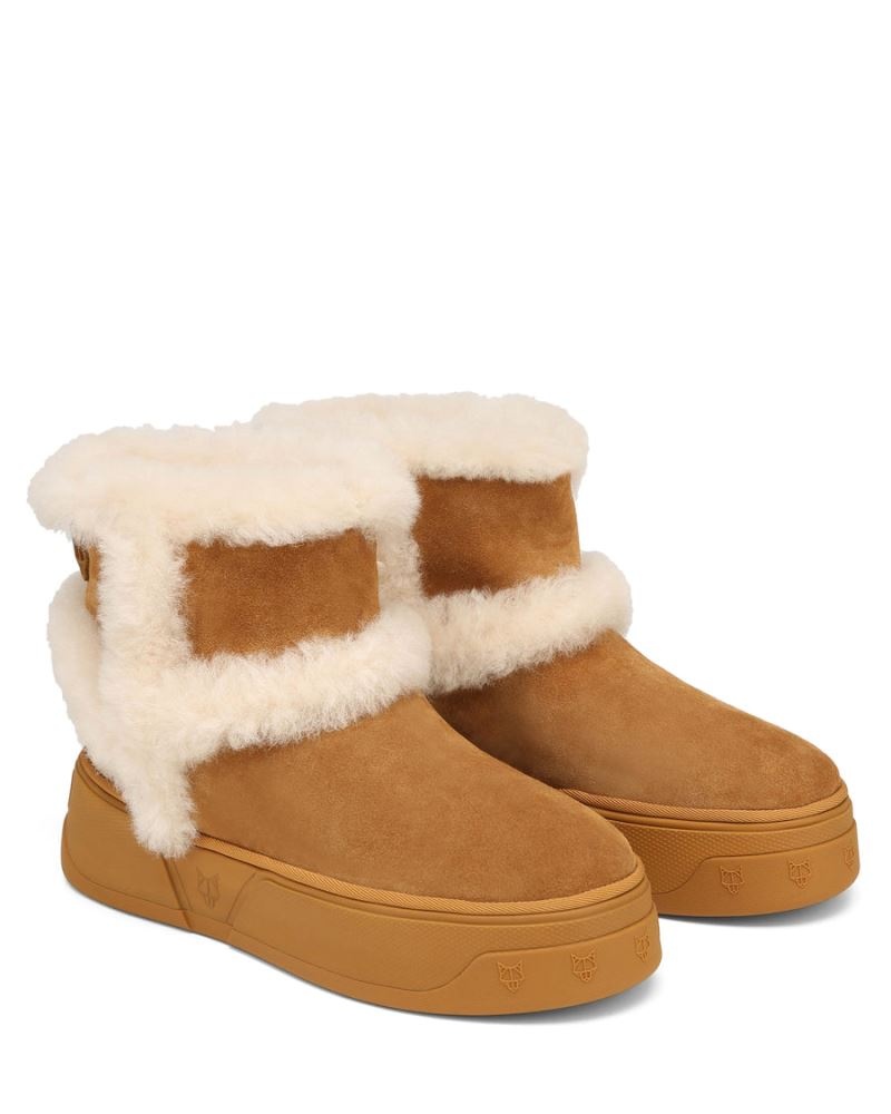 Cizme Naked Wolfe K-01 Shearling Barbati Maro | Romania 812BUWSH