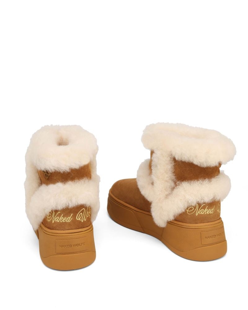 Cizme Naked Wolfe K-01 Shearling Barbati Maro | Romania 812BUWSH