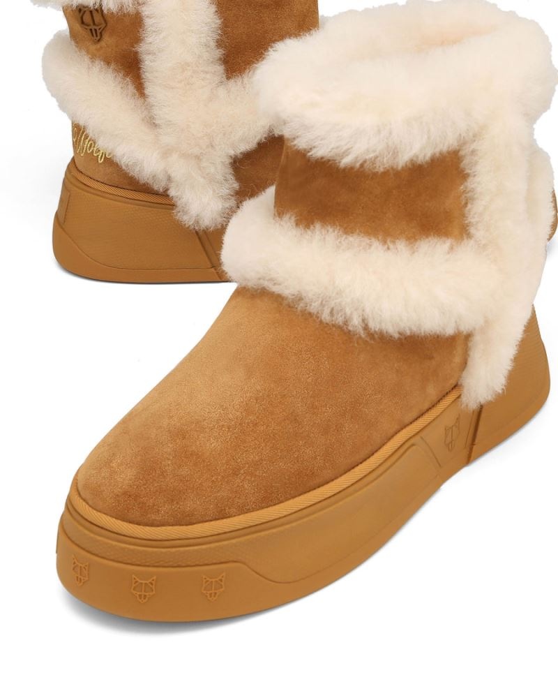 Cizme Naked Wolfe K-01 Shearling Barbati Maro | Romania 812BUWSH