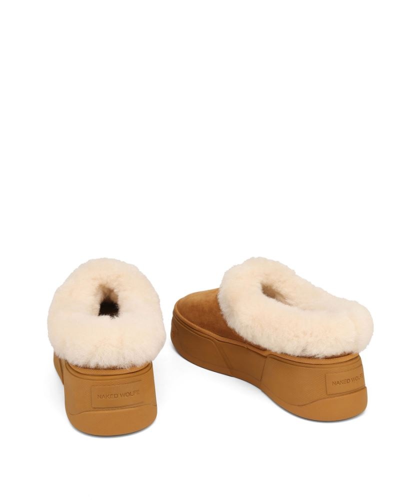 Cizme Naked Wolfe K-02 Shearling Barbati Maro | Romania 642YFAEH