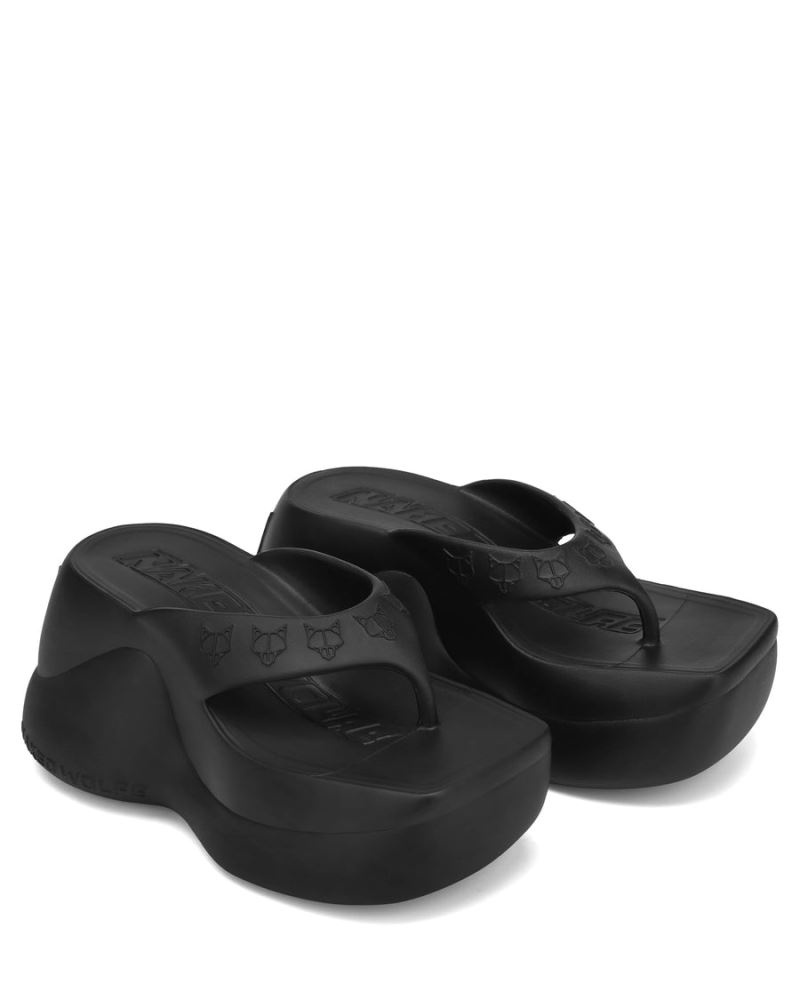 Flip Flops Naked Wolfe Diva Dama Negrii | Romania 347PBTFZ