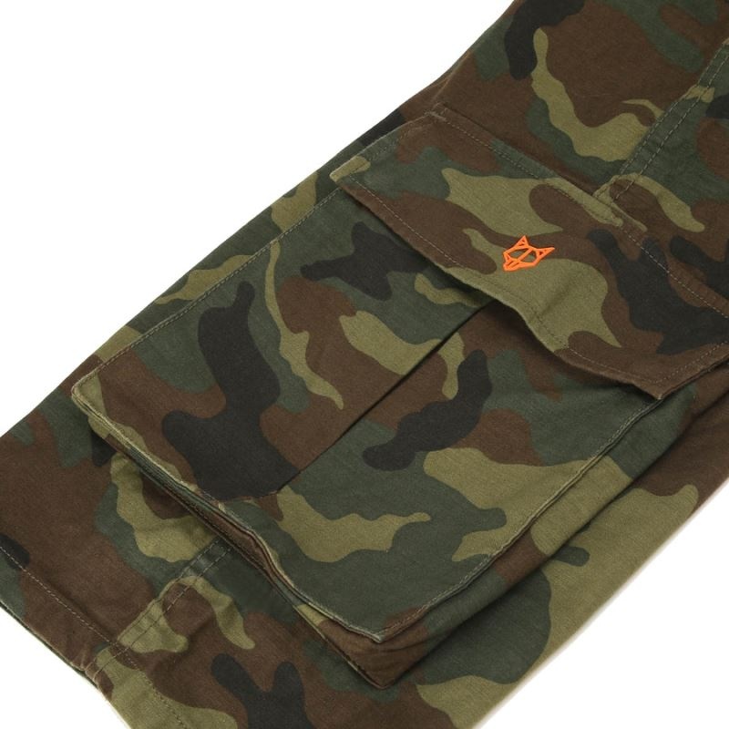 Pantaloni Naked Wolfe Baggy Pocket Cargo Barbati Camuflaj | Romania 807XLFSW